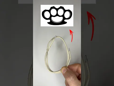 Brass Knuckles from a wire😱