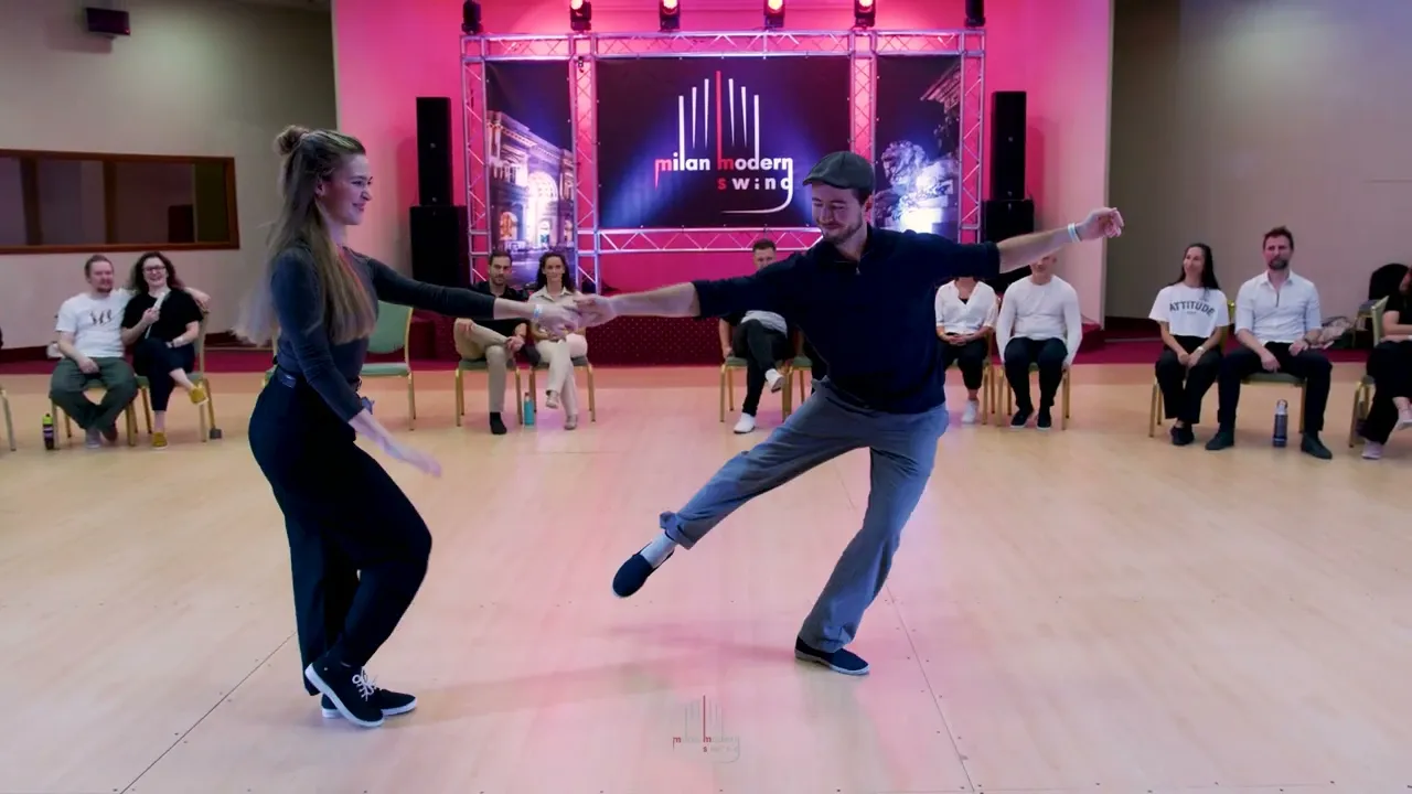 Attila Kobori & Rahel Greiner - 2nd place Strictly Open Finals - Milan Modern Swing 2024