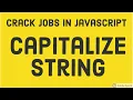Problem Solving Capitalize String