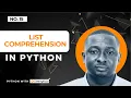 Python Tutorials for Data Analytics Data Science List Comprehension