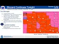 December 13 Dec 13-15 Blizzard Storm Update