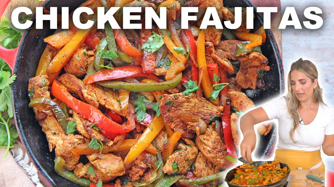 How to Make Easy Chicken Fajitas   Quick Dinner Recipe!