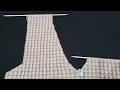 Decrease Arm Hole V Neck in a Sweater