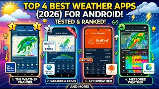 Top 4 Best Weather Apps for Android - Tested Ranked 2026