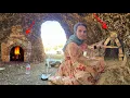 Lagu Pregnant mother begins project build fireplace in dream cave to escape cold