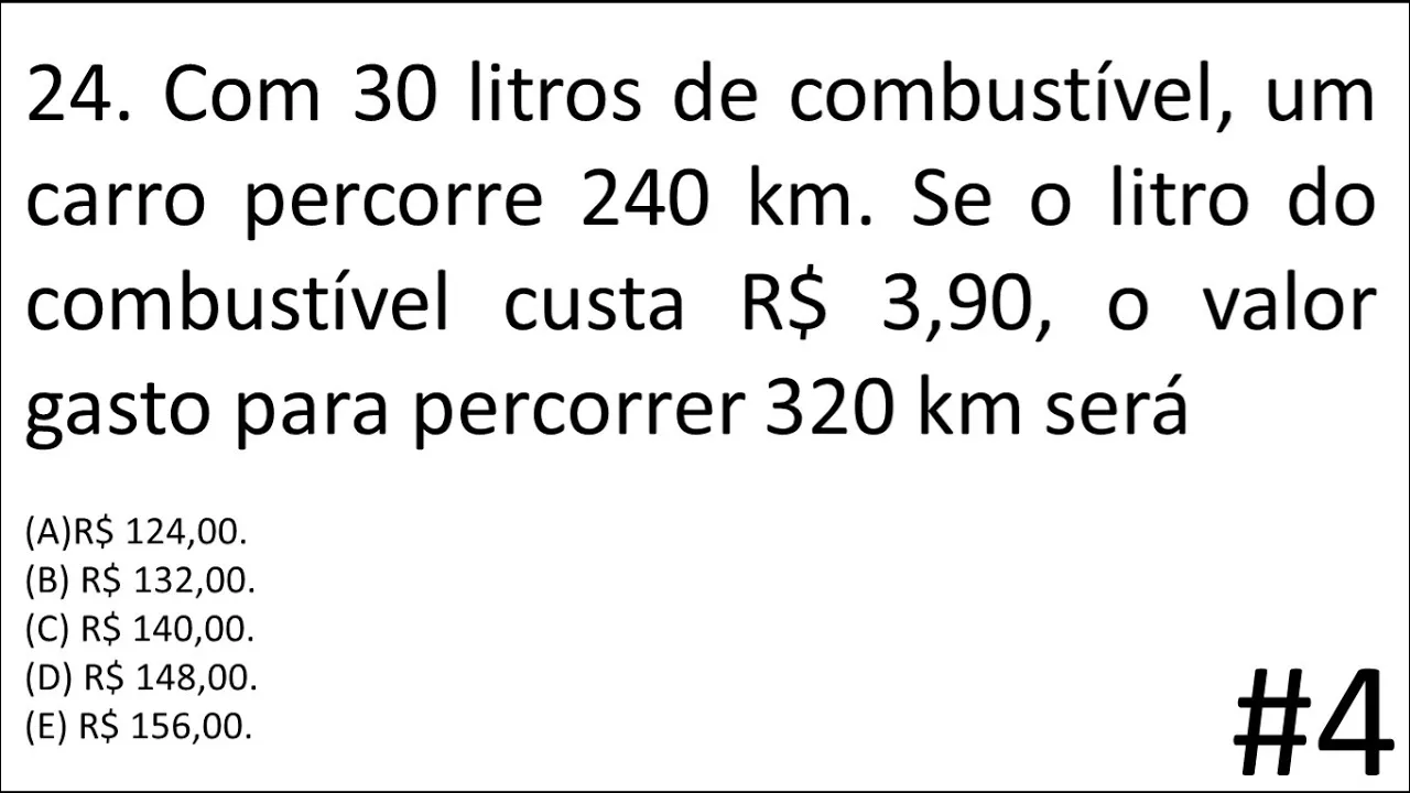 Como resolver questões de regra de três básica, multiplica em cruz ou em paralelo.