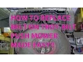 HOW to CHANGE REPLACE BELT ON Troy-Bilt 21 Push Mower in Detail SAVE MONEY