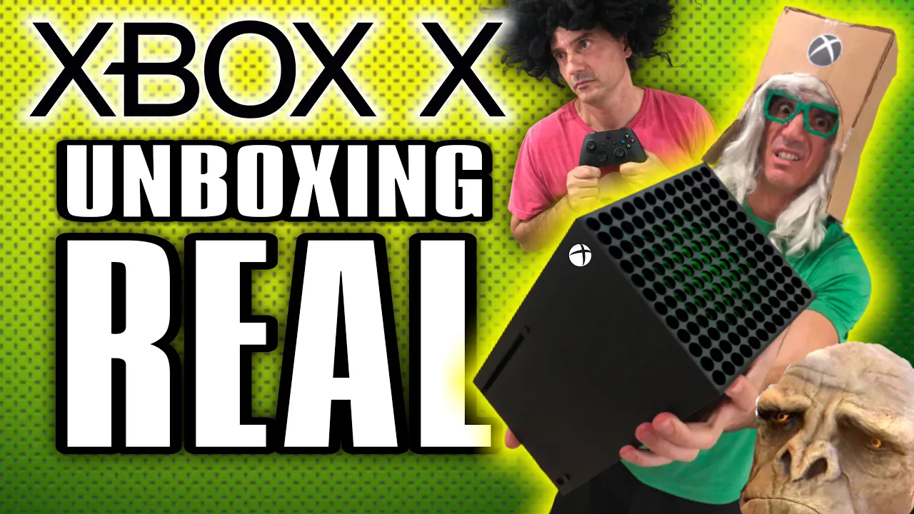 XBOX SERIES X - UNBOXING REAL - IRMÃOS PIOLOGO GAMES