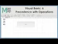 VB 6 Precedence with Operations
