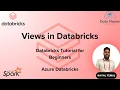 Views in Databricks Standard View Temp View and Global View using PySpark and SQL