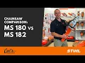 Which Chainsaw Should I Get STIHL MS 180 vs MS 182