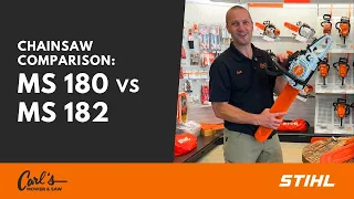 Which Chainsaw Should I Get STIHL MS 180 vs MS 182