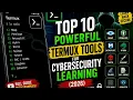 top 10 powerful termux tools for cybersecurity learning beginner to advanced