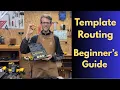 Template Routing For Beginners - Pattern Bit Flush Trim and Guide Bushings