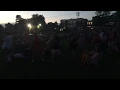 Zack Smith and the Dixie Power Trio leading a congo line in Fredericksburg 8/13/16