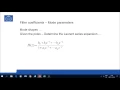 Presentation 25 From filter coefficients to mode parameters