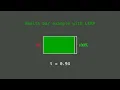 Health Bar With LERP Function Manim