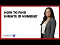 How To Find Inmate ID Number