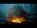 Giant Magical Egg Found Glowing in The Dark Forest Mysterious Titan Egg Hatching AI Short Film