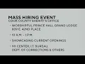 Cook County Sheriff s Office holding job fair officers civilians