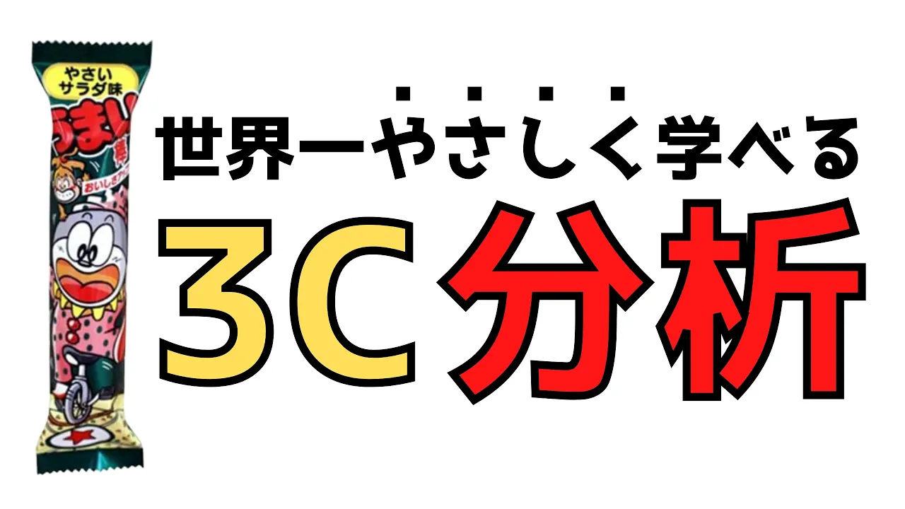 Outline Video 小学生でもわかるうまい棒を使ったマーケティング基礎講座【3C分析とは】