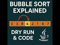 Bubble Sort Explained Step-by-Step with Java Example