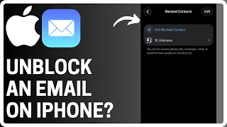 How To Unblock An Email On iPhone - Full Guide