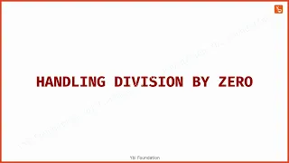 Python Handling Division by Zero Python Programming English