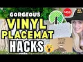 You Won t Believe What I Made Using Dollar Tree Vinyl Placemats