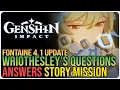 Wriothesley s Questions Answers Genshin Impact