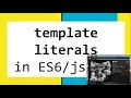 Template Interpolation ES6