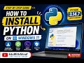 How to Download Install Python on Windows 11 2026 Python Installation Tutorial