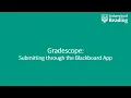 Gradescope Submitting through the Blackboard App