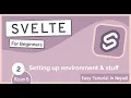 2 Setting up environment stuff Learn Svelte JS in Nepali