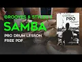 Download Lagu PRO Grooves \u0026 Styles 3 - Samba (free drum lesson with pdf)