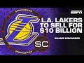 Shams details the Lakers being sold for 10 billion to Mark Walter SportsCenter