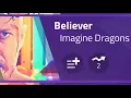 Lagu Magic Tiles 3 - Believer - Imagine Dragons - 3900 score