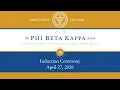 2026 Phi Beta Kappa Induction