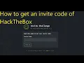 How to get hack the box invite code -HackTheBox invite code 2020