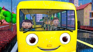 El autobús va por la lluvia 🌧️🚌 Canciones Infantiles 🎵 Little Baby Bum