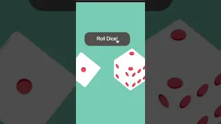 Rolling dice using css and javscript Coding walkthrough in profile