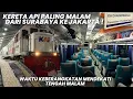 Download Lagu KERETA TERAKHIR BERANGKAT TENGAH MALAM SURABAYA - JAKARTA ‼️Naik KA Dharmawangsa Eksekutif