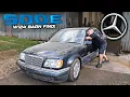 The W124 Mercedes 500E First Wash in 20 Years on the World s Most Perfect Sedan