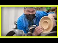 Woodturning a Practical Nut Bowl - White Ash Blank Start to Finish