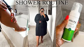 Plus Size Feminine Hygiene Tips My Shower Routine for Soft Skin FROM HEAD TO CURVE