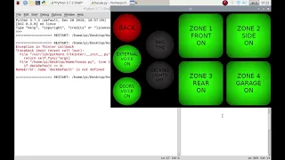 Heating Security Control Part 19 - Raspberry Pi coding python tkinter gui