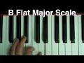 B Flat Major Scale Piano