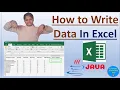 How to Write Data In Excel using Java Code Pradeep Nailwal