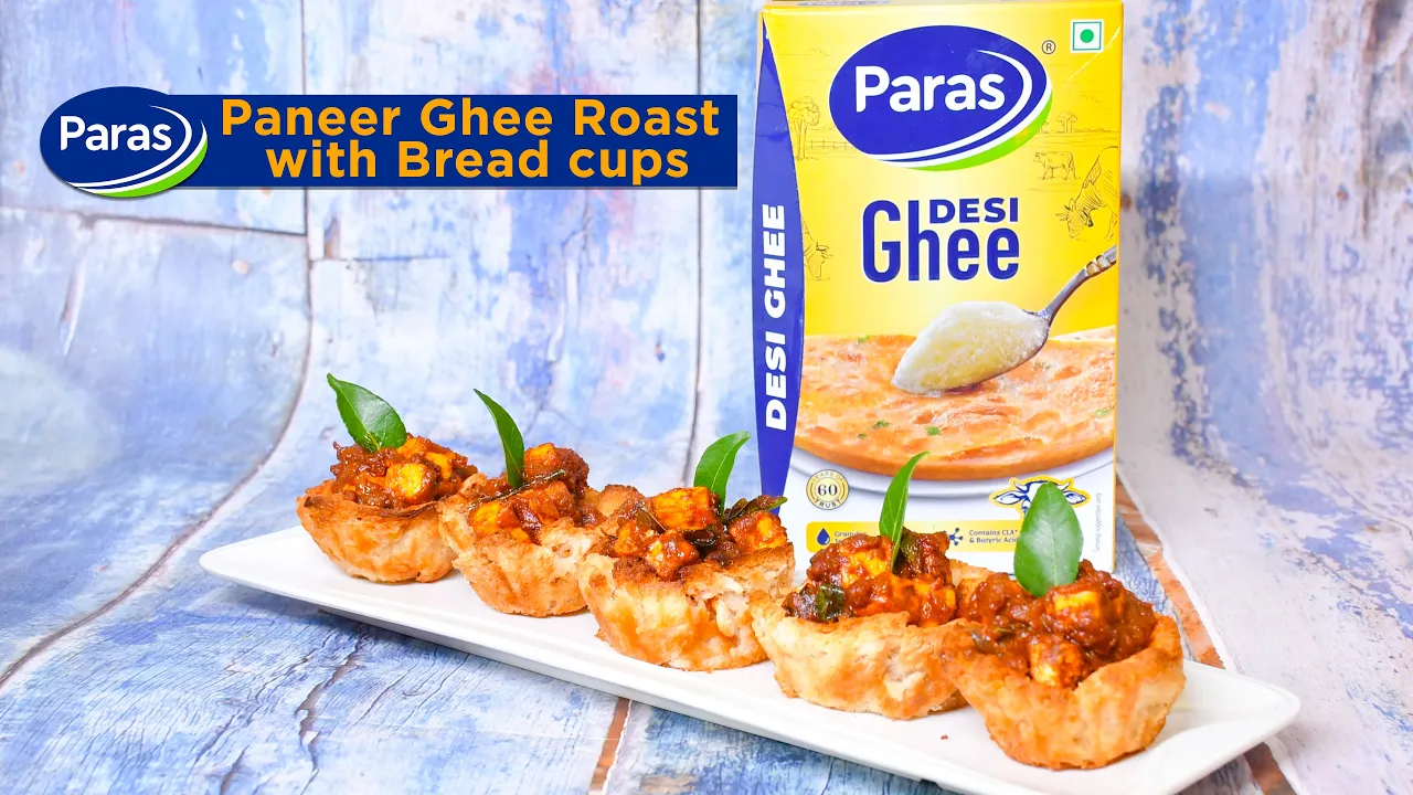 Paneer Ghee Roast with Bread cups           Chef Harpal Singh