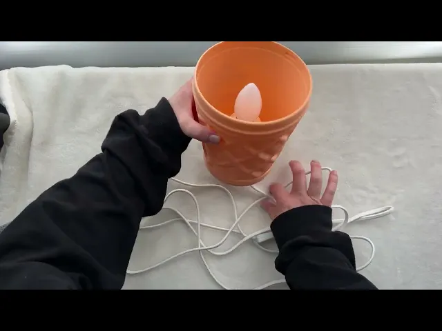 Ice Cream Lamp - Retro Style, Compatible with IKEA Strala Lamp video thumbnail